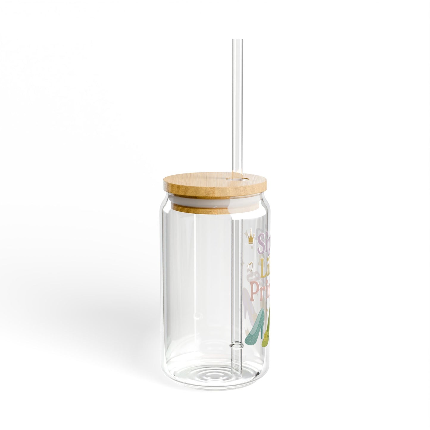 'Sippin Like a Princess' 16oz Beverage Jar