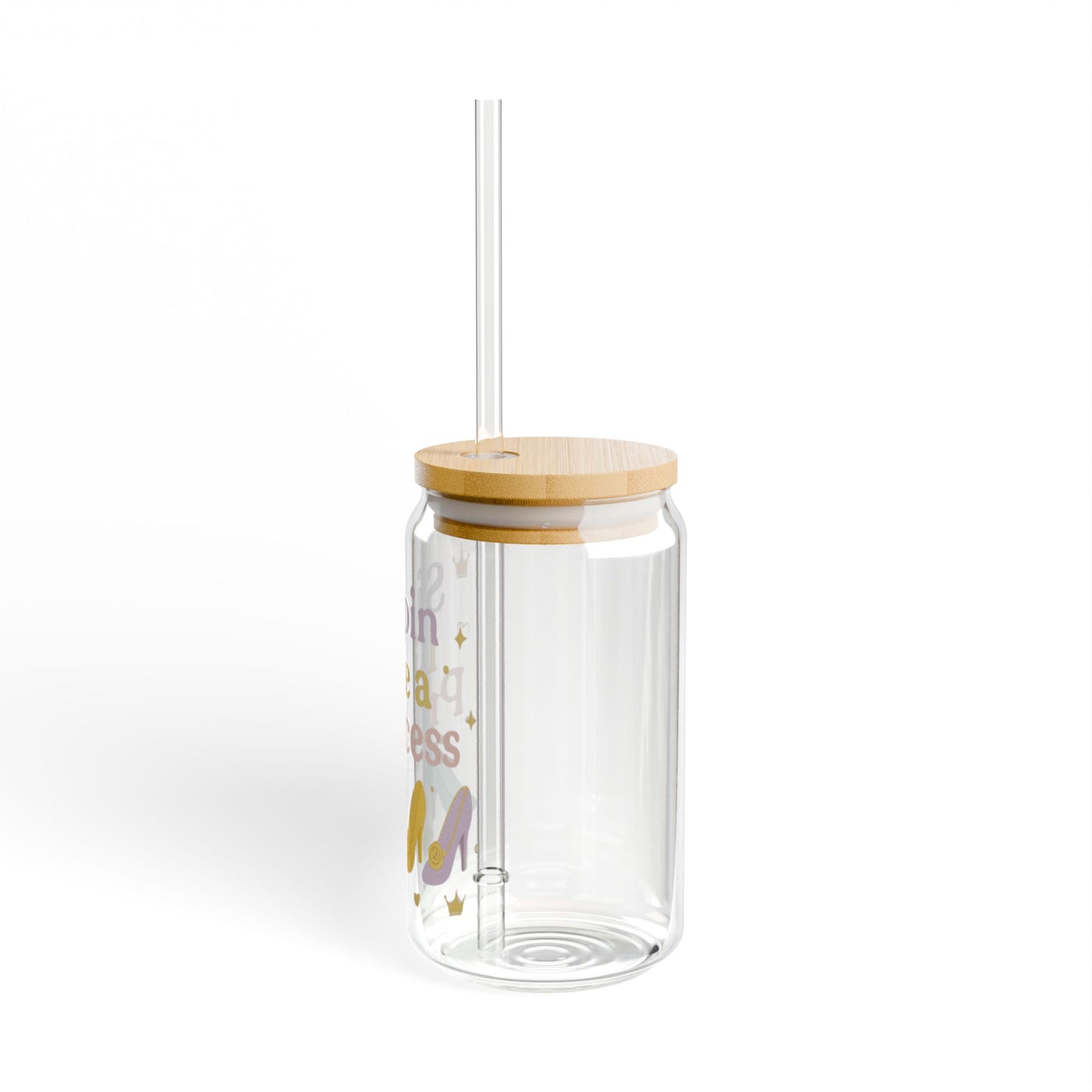'Sippin Like a Princess' 16oz Beverage Jar