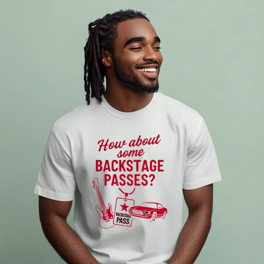 Backstage Passes Unisex Heavy Cotton Tee - Perfect for